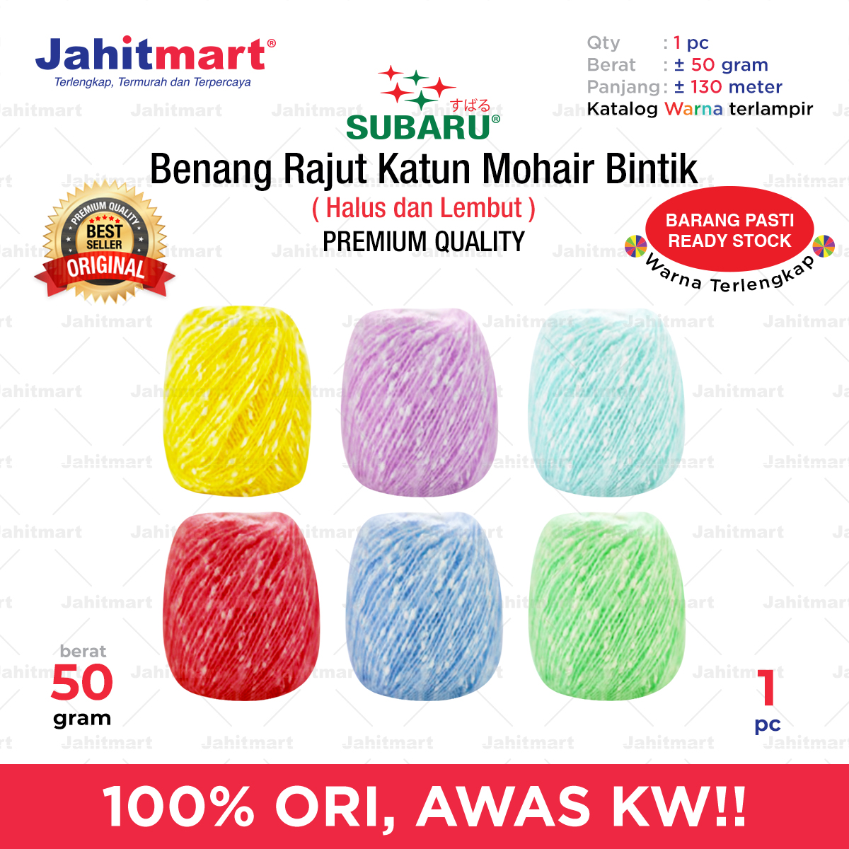 Benang-Rajut-Katun-Mohair-Bintik-Foto-1