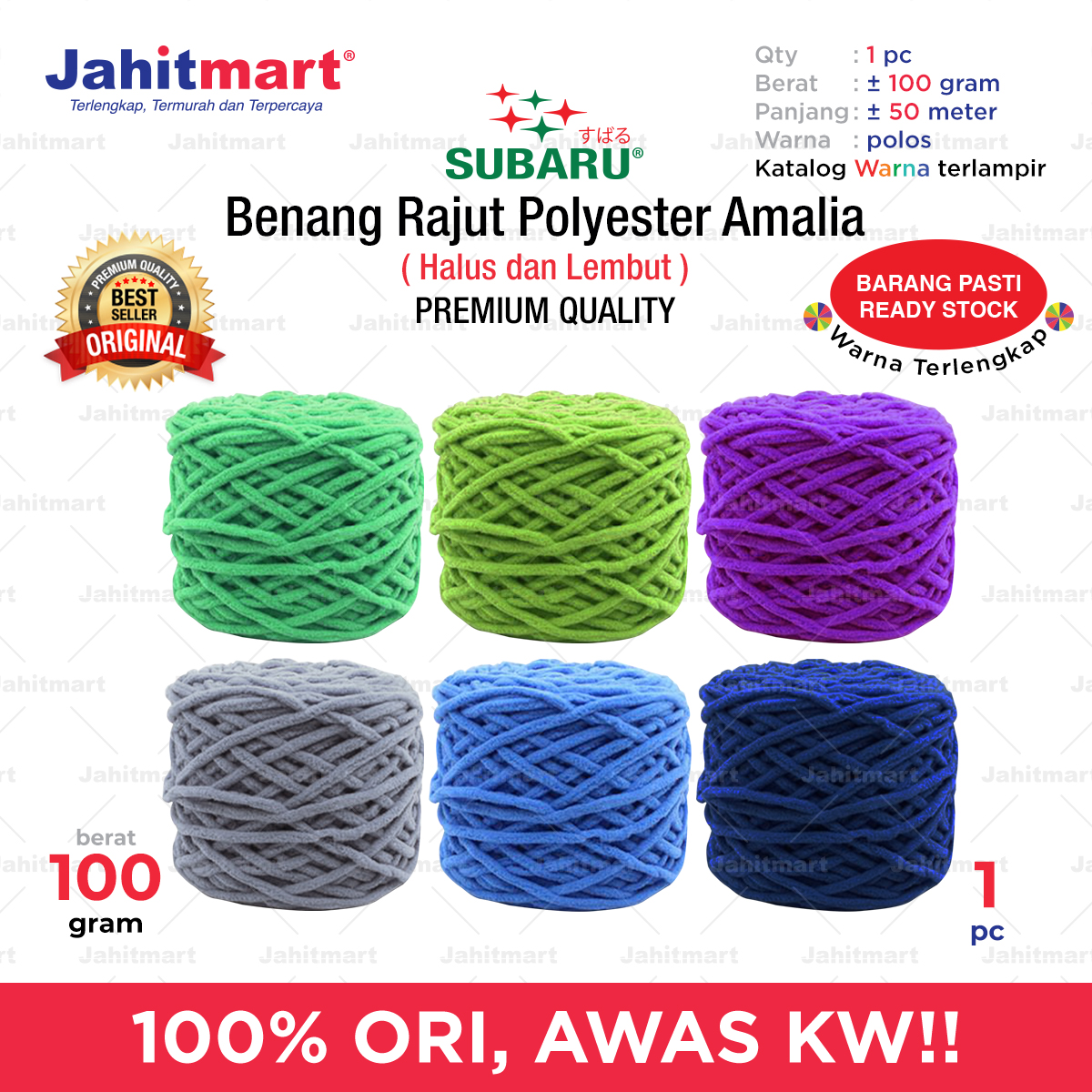 Benang-Rajut-Polyester-Amalia-Polos-Foto-1