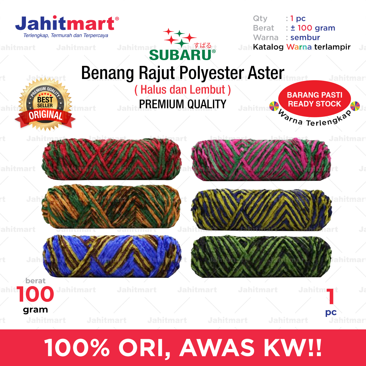 Benang-Rajut-Polyester-Aster-Sembur-Foto-1