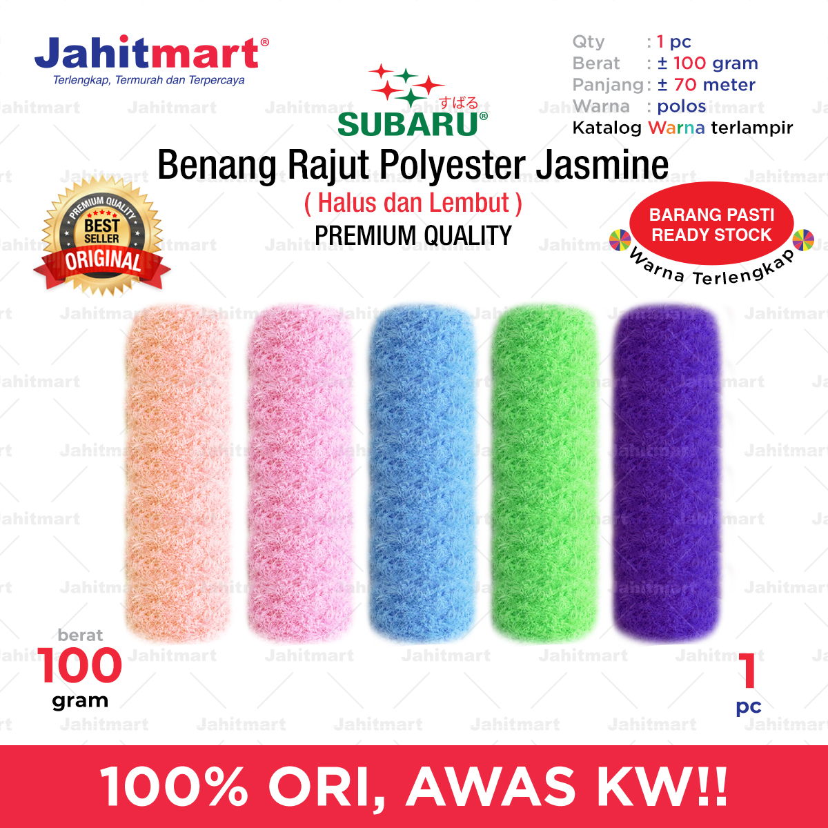 Benang-Rajut-Polyester-Jasmine-Foto-1