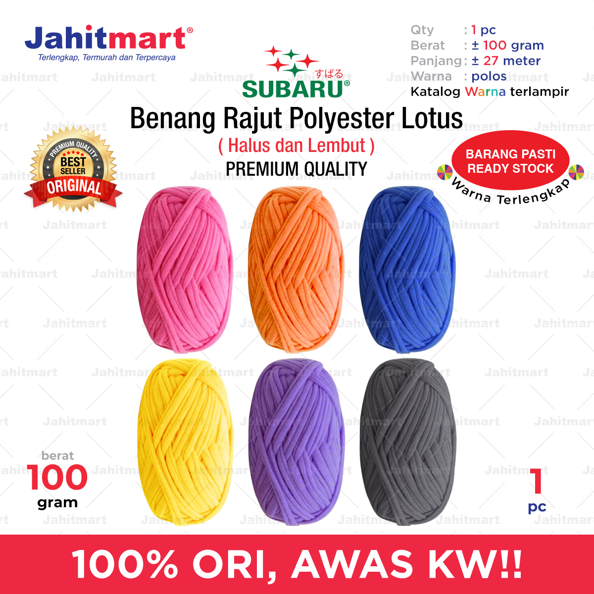 Benang-Rajut-Polyester-Lotus-Polos-Foto-1