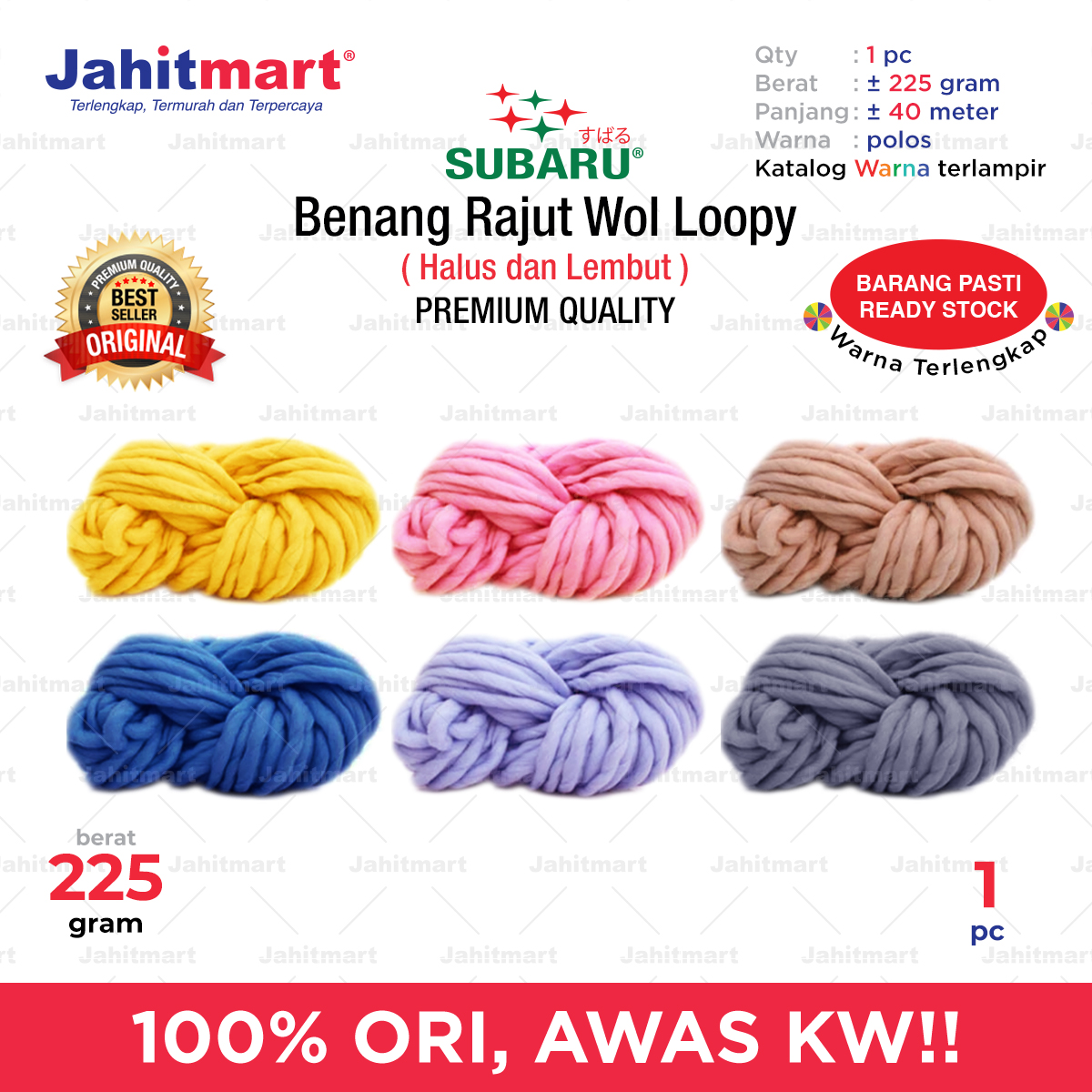 Benang-Rajut-Wol-Loop-Polos-Foto-1