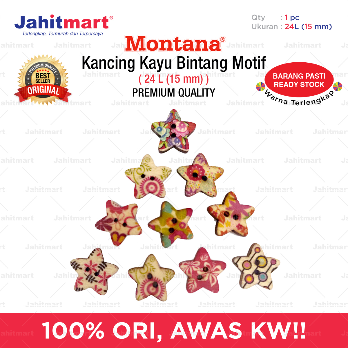 Kancing-Kayu_Bintang-Motif
