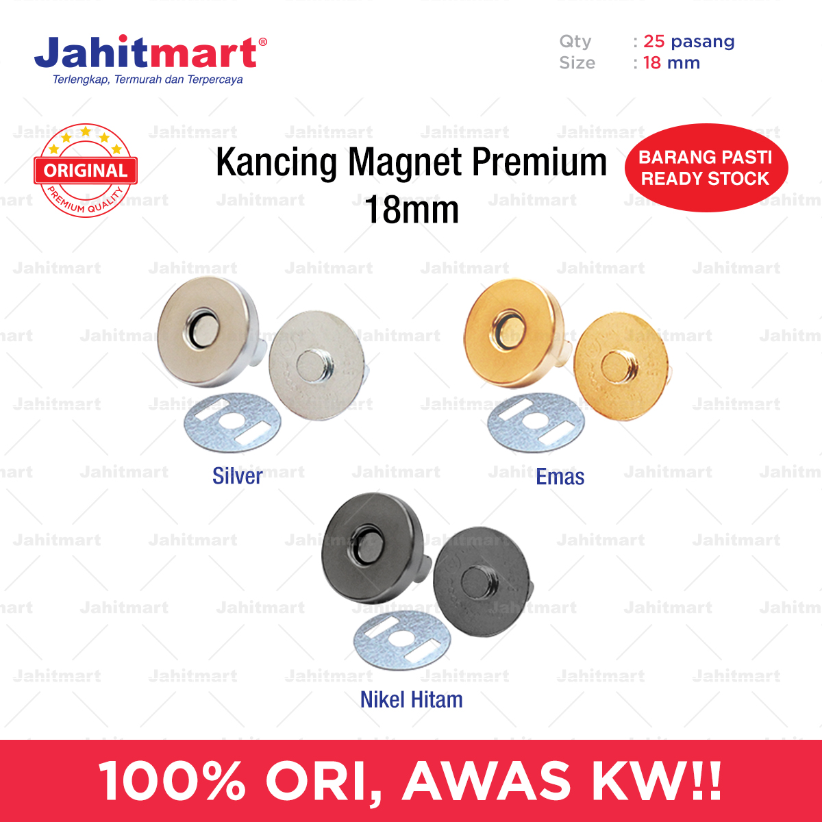 Kancing-Magnet-Premium-18mm
