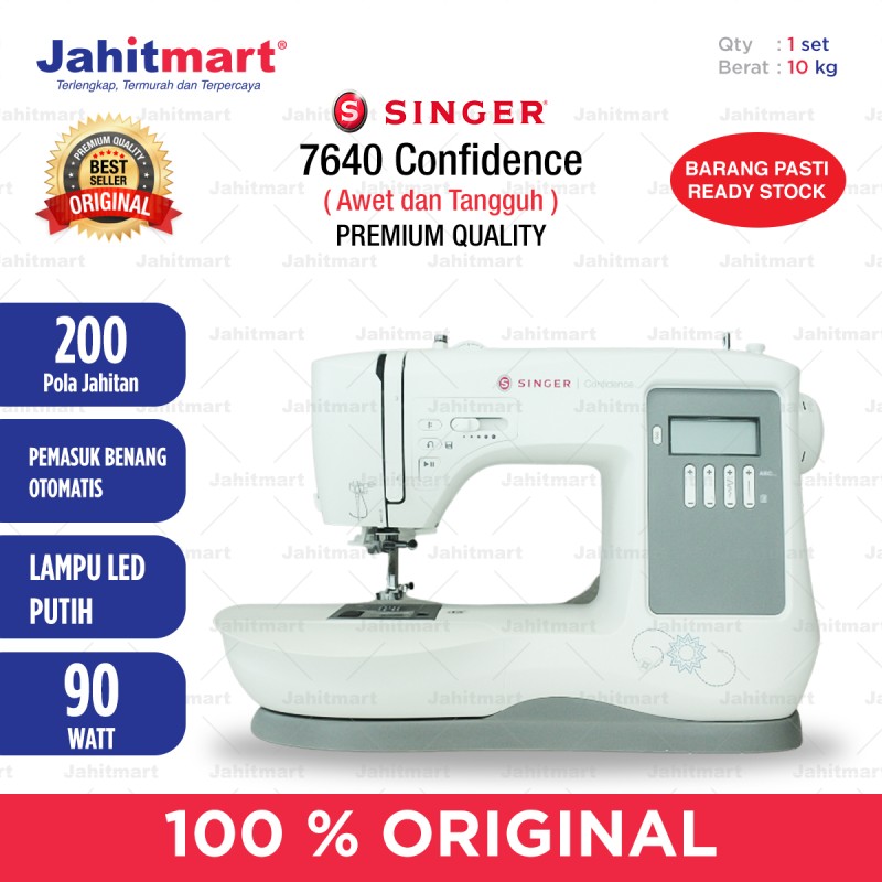 Mesin Jahit SINGER 7640 Confidence (Digital _ Computerised) (1)