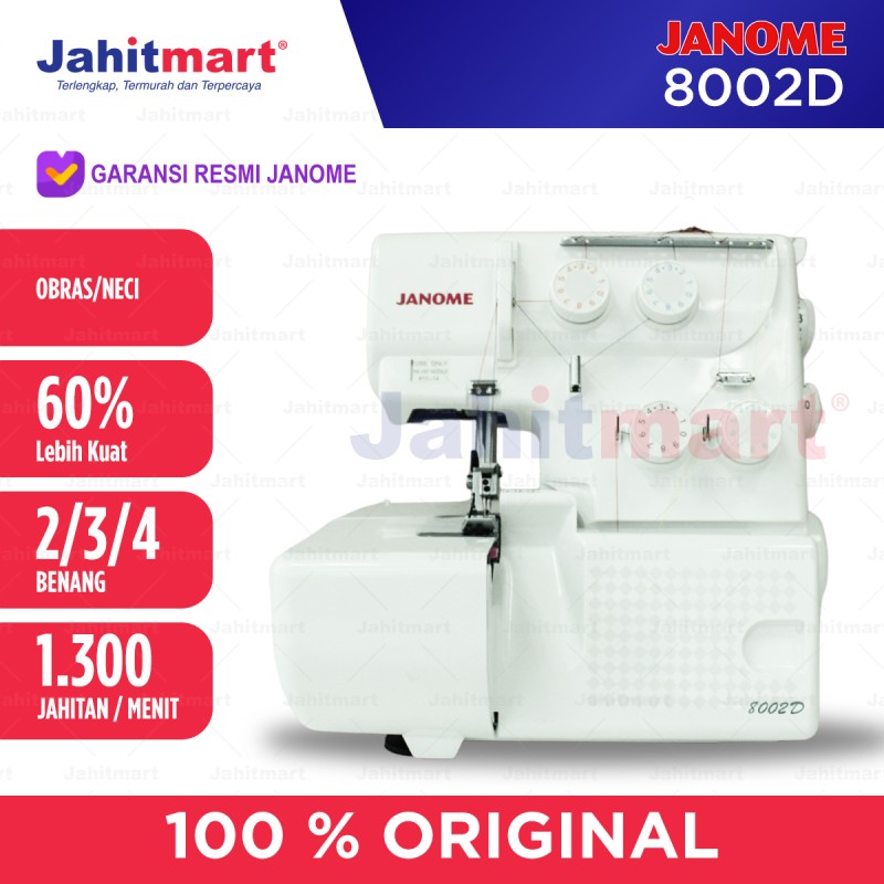 Mesin Obras Neci JANOME 8002D (slide 1)