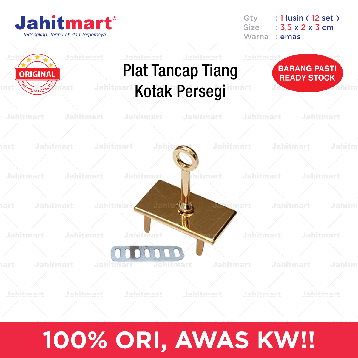 Plat-Tancap-Tiang-Kotak-Persegi