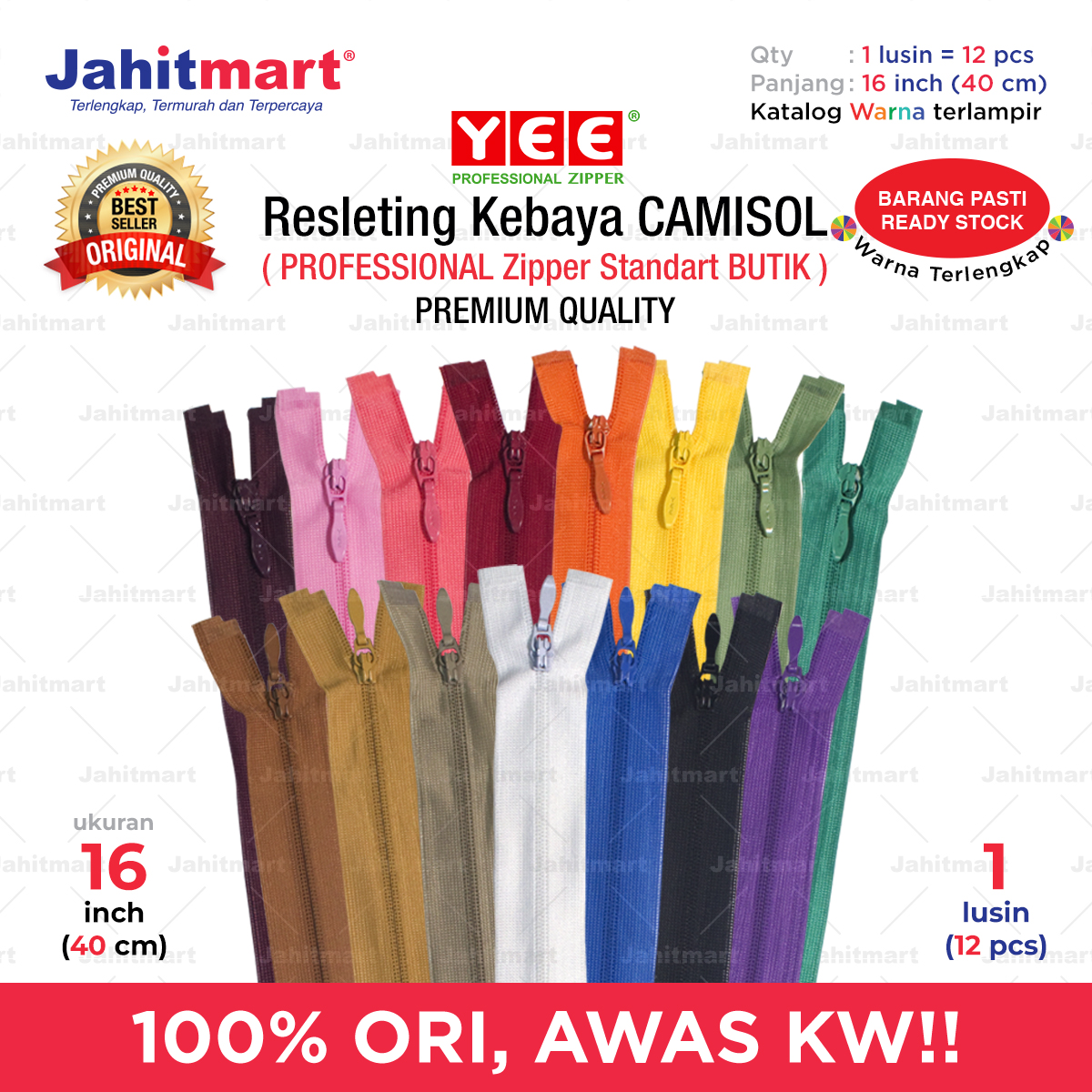 Resleting-Camisol-1-lusin-16-inch-40-cm-Foto-1