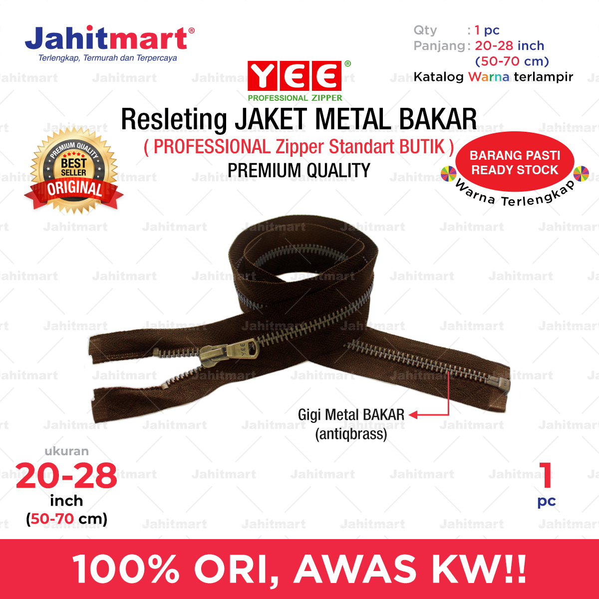 Resleting-JAKET-METAL-BAKAR-1-pc-Foto-1
