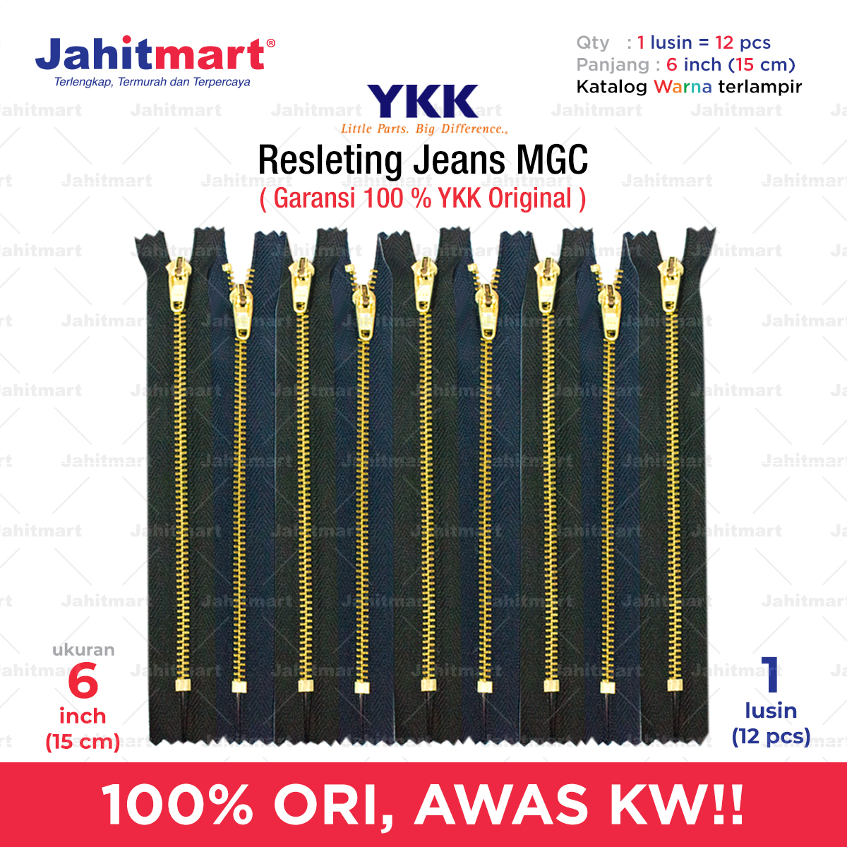 Resleting-Jeans-MGC-Merek-YKK-Lusin_6-Inch