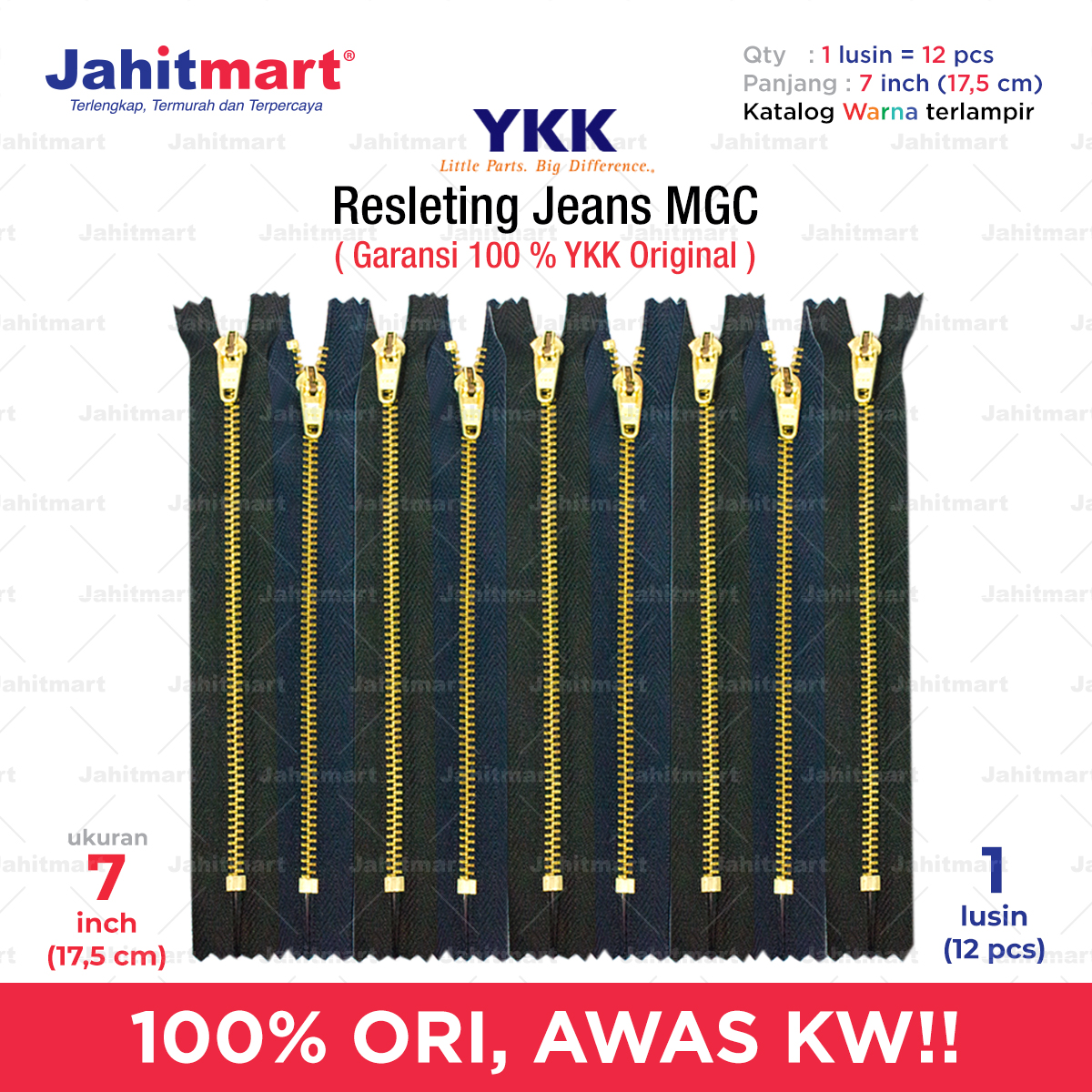 Resleting-Jeans-MGC-Merek-YKK-Lusin_7-Inch