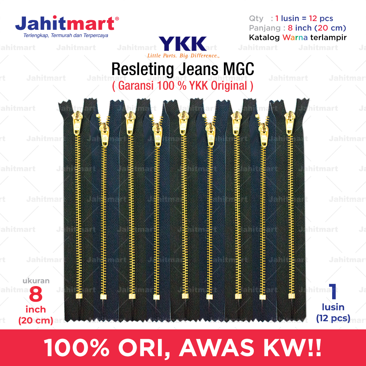 Resleting-Jeans-MGC-Merek-YKK-Lusin_8-Inch