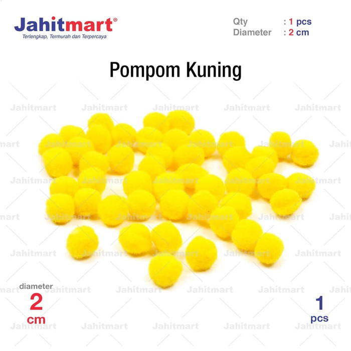 pompom-kuning-2-cm