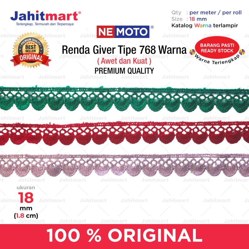 Renda Giver Tipe 768 Warna (foto 1)