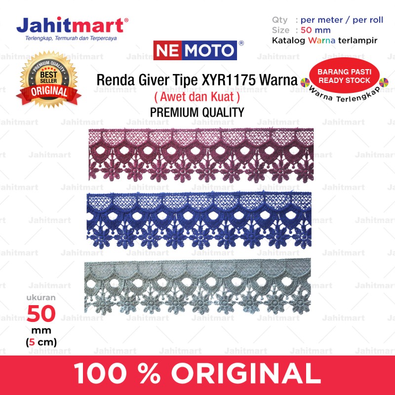 Renda Giver Tipe XYR1175 Warna (foto 1)