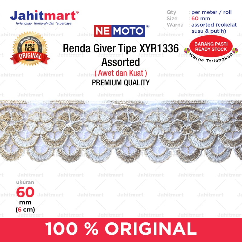 Renda Giver Tipe XYR1336 Assorted (foto 1)