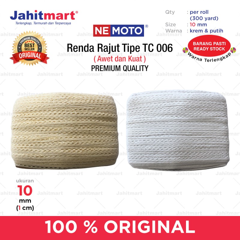 Renda Rajut Tipe TC 006 ROLL (foto 1)